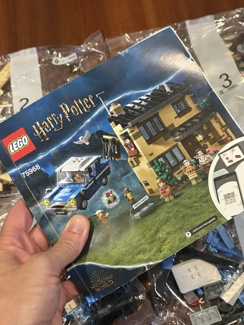 LEGO Harry Potter: 4 Privet Drive (75968) Incomplete Set - Sealed Bags 2-5