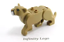 LEGO Dark Tan Mountain Lion Animal Mountain Police (37166 60174)