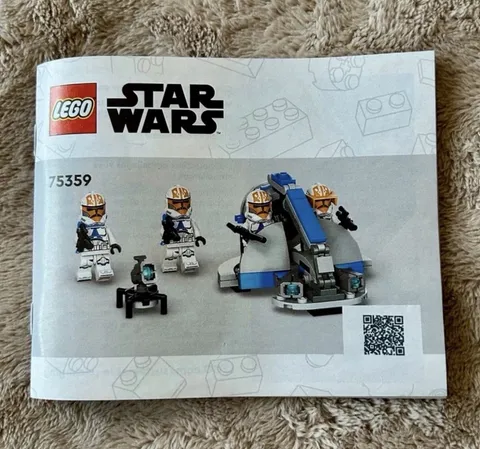 LEGO x Star Wars: 332nd Clone Trooper Battle Pack Instruction Manual (75359)
