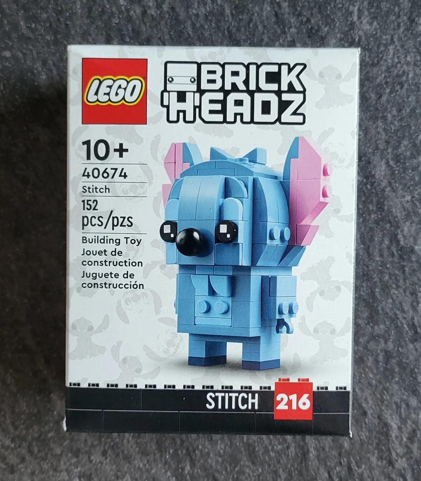 LEGO 40674 BrickHeadz Disney Stitch 2024 New Sealed Retired From Lilo & Stitch