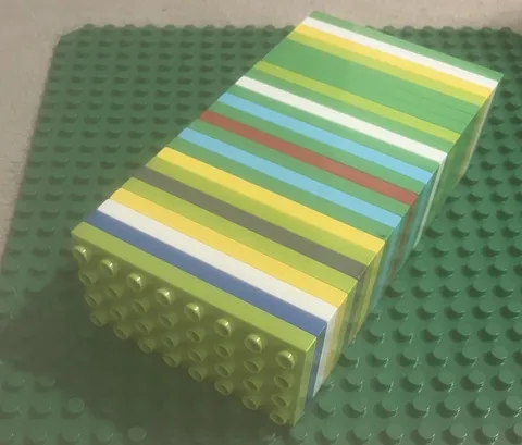 Lego Duplo - Lot Of (25) 4x8 Stud Base Baseplate Pieces