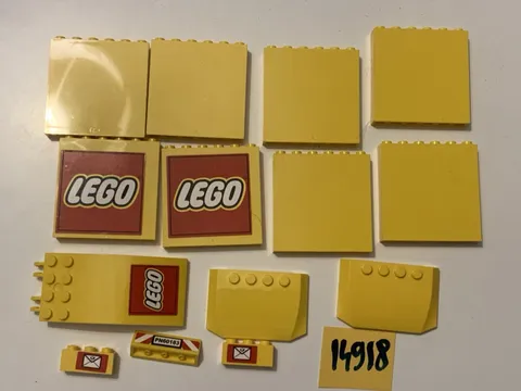 Lego Yellow Truck Part Lot
