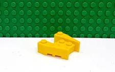 Lego 1 Yellow 3x4 Thick Wedge Brick with Cut Out NEW