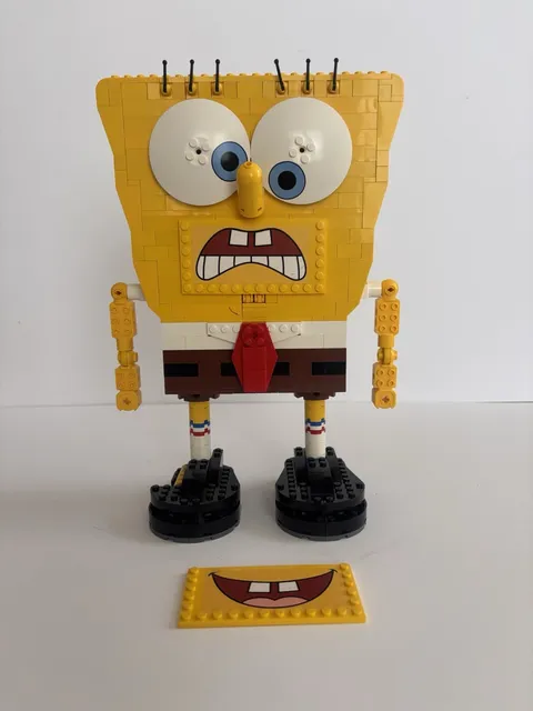 LEGO 3826 SPONGEBOB SQUAREPANTS BUILD A BOB NEARLY COMPLETE RETIRED RARE BIKINI