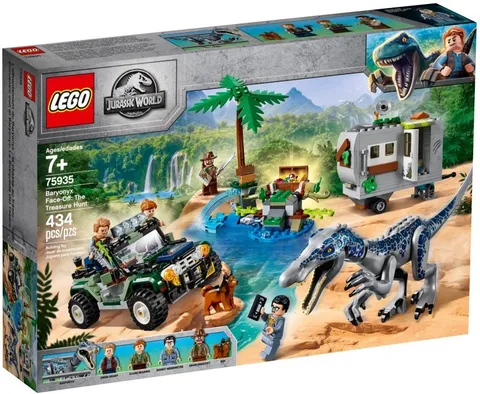 LEGO Jurassic World 75935 Baryonyx Face-Off Treasure Hunt 434pcs Set