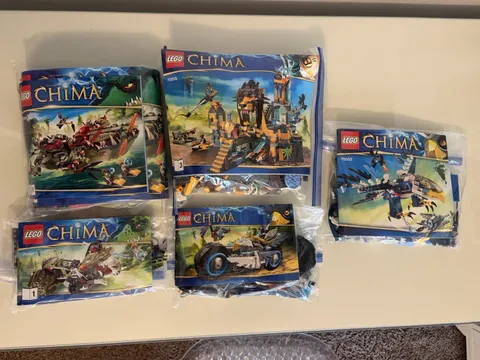 LEGO Legends of Chima Lot 70001 70003 70006 70007 70010 Complete w/ Instructions