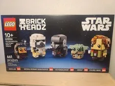 LEGO BRICKHEADZ: The Mandalorian and Grogu: Allies & Villains (40856) NIB SEALED