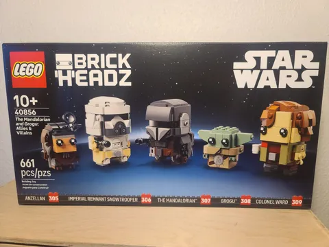 LEGO BRICKHEADZ: The Mandalorian and Grogu: Allies & Villains (40856) NIB SEALED