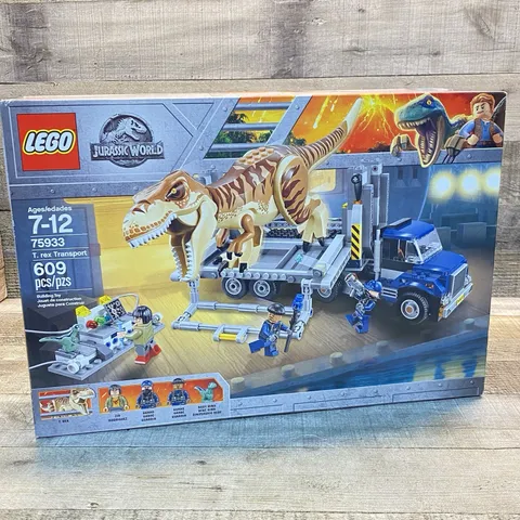 LEGO Jurassic World: T. Rex Transport 75933 Sealed Dinosaur Set Box Has Wear