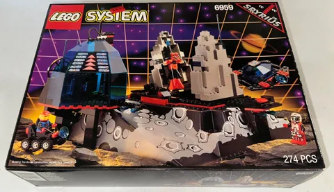 Lego 6959 Lunar Launch Site Spyrius Complete MIB Box Instructions 1994 C8.5 TITA