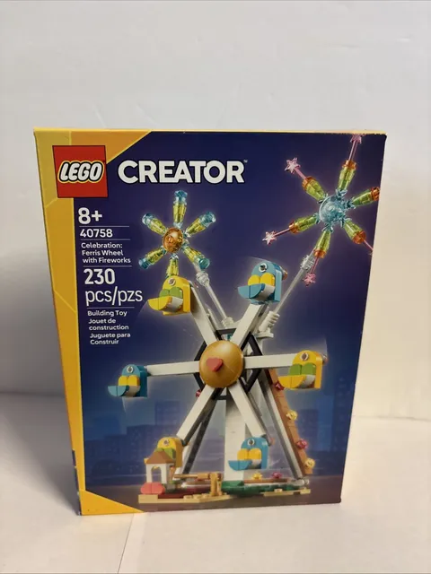 LEGO 40758 Celebration Ferris Wheel Fireworks New Toy Blocks