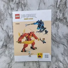 Lego Instruction Manual Ninjago Kai's Elemental Fire Mech 71808