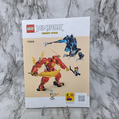 Lego Instruction Manual Ninjago Kai's Elemental Fire Mech 71808