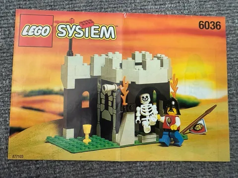 LEGO Skeleton Surprise Set 6036 Instruction Book Only 