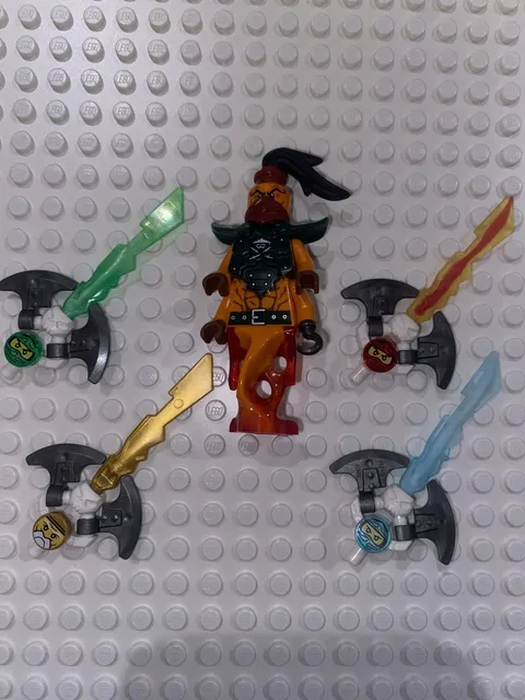 Lego Ninjago Nadakhan njo0195 with 4 Djinn Blades
