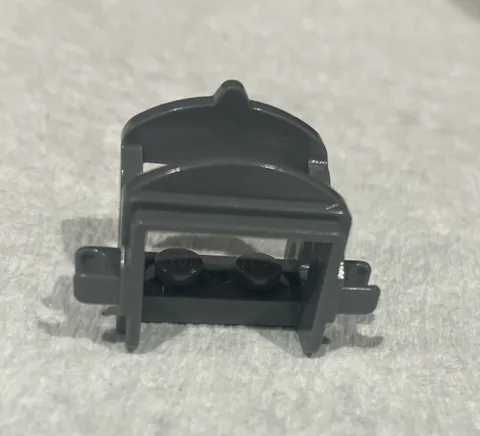 LEGO - Dark Bluish Gray Saddle w/ 2 Clips for Horse Cow or Camel Animal Castle