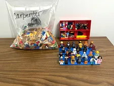 LEGO Figure/Bulk Lot w Parts & 2LBs Bulk + Batman Iron/Spider Man Vader + MORE