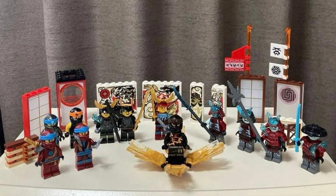 LEGO NINJAGO Minifigure Lot Set of 12 Bulk Sale Parts