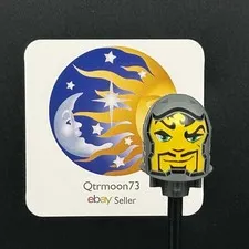 LEGO Brand KNIGHTS KINGDOM Large Figure HEAD Part ~bb0153pb03~ RASCUS x1