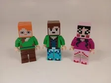 Minecraft Minifigures  LEGO X3