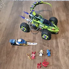 LEGO NINJAGO 9445 Fangpyre Truck Ambush 100% Complete No Box