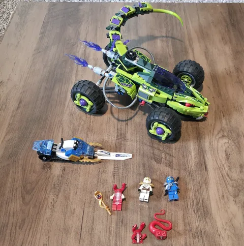 LEGO NINJAGO 9445 Fangpyre Truck Ambush 100% Complete No Box