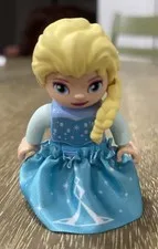 LEGO Duplo Disney Frozen Princess Queen Elsa Blue Skirt Dress Toy Figure