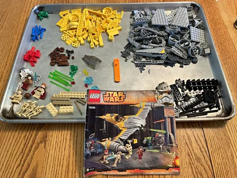 LEGO Star Wars 75092 Naboo Starfighter FULLY COMPLETE SET with manual