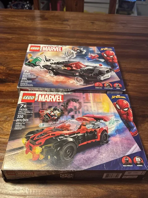 Lego Marvel 76244 Miles Morales vs. Morbius & 76309 Venom Muscle Car MISSING 2x