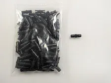 Lego Lot of 100 New Black Technic Pins with Friction Ridges Parts 2780