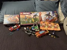 Lego Lot!! 3 Vehicles 3 Mini Figures 2 Ronan Lloyd And 1 Bionicle Cosplay￼
