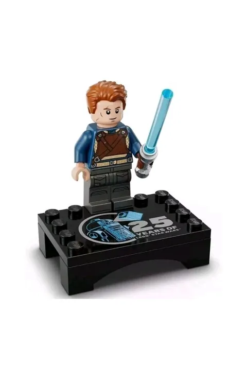 LEGO Star Wars Cal Kestis Minifigure 75394 BRAND NEW WITH 25th Anniversary Stand
