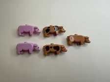 Lego Animal Pigs Lot Of 5 ALL UNIQUE 