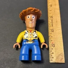 LEGO Duplo WOODY MINIFIG - 2010 sets 5691 Space Crane & 5659 Great Train Chase