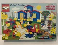 Lego 4167, Mickey’s Mansion, Disney Mickey Mouse 2000, New Open Box