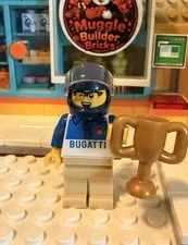 Lego Bugatti Vision Gran Turismo Driver Minifgure With Accessory