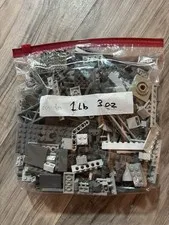 LEGO Grey Assorted Lot 1lb 3oz