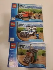Lego City 60048 Instruction Manual Booklets Only 1, 2, 3 Pamphlets Instructions