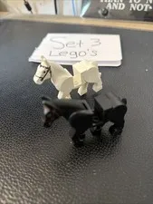 Lego Horses  Black & White