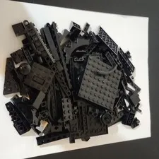 LEGO Black Assorted Bulk Lot Of Pieces