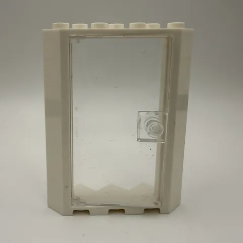 1x Lego Door Frame 4x4x6 White Corner Window Clear Door  60616 28327