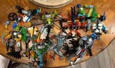 Bionicle Bulk Lot Figures Star Wars Mandalorian Scorpion Spider Gold Masks Parts