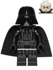 LEGO® Minifigure Star Wars sw1106 Darth Vader Printed Arms Spongy Cape White Hea