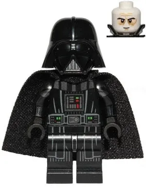 LEGO® Minifigure Star Wars sw1106 Darth Vader Printed Arms Spongy Cape White Hea