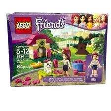 LEGO 3934 Friends Mia's Puppy House Sealed Damaged box