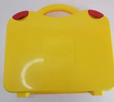 Lego Yellow Carrying Case and Contents and Adjustable Compartments - Travel 2012