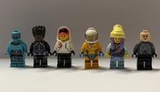 Lot Of 6 Random Lego Mini Figures Pre-Owned 
