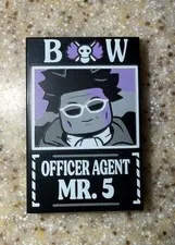 LEGO One Piece “Wanted Poster” Dossier Officer Agent Mr. 5 