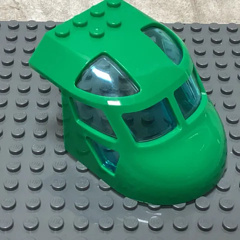 Lego Aircraft Retired Windshield Top - Plane Air -Part Piece Brick Green 2012