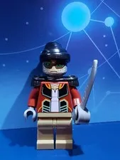 LEGO Star Wars Hondo Ohnaka Minifigure Space Pirate Clone Wars 7753 sw0246